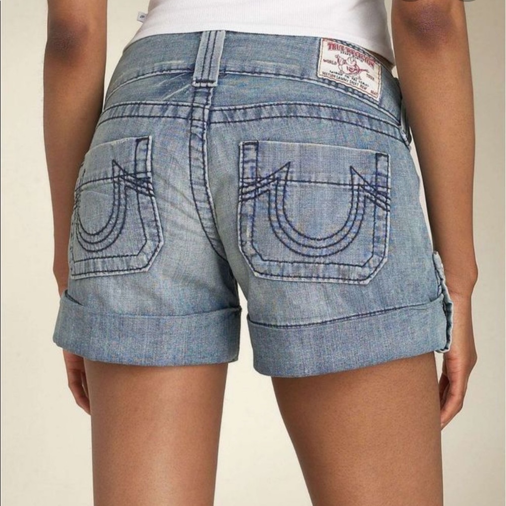 NWOT Vintage True Religion 28 Sammy Short Big T